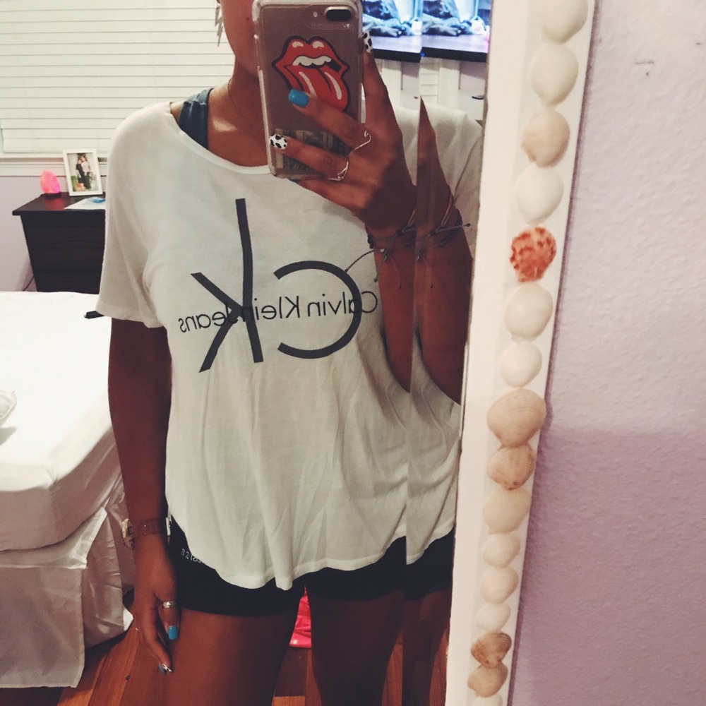 White Calvin Klein Shirt